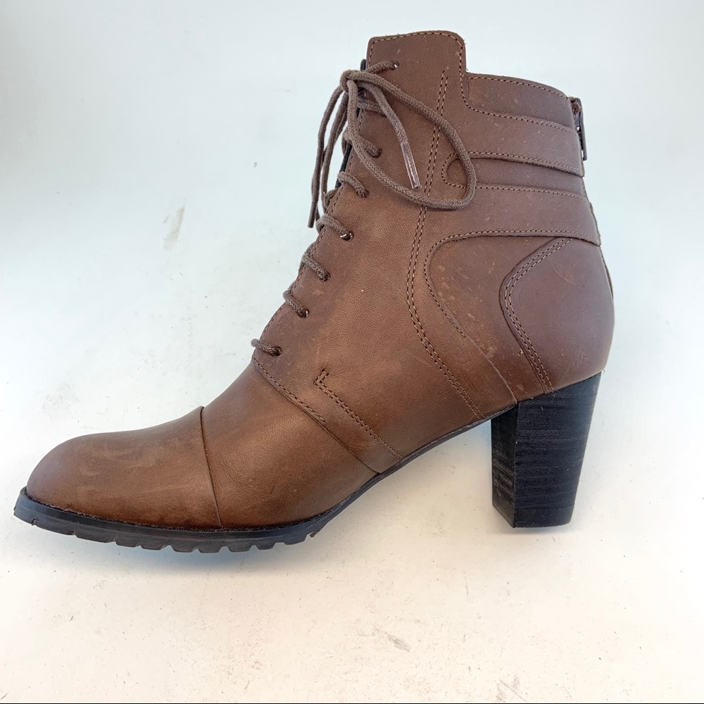 Ziera Umber Kiki Lace Zipper Boots 37 6.5 7 WIDE - Picture 5 of 8